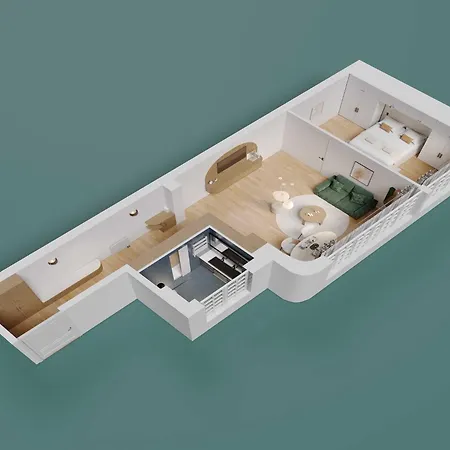 Chic - 1br 4p - Republique Апартаменты Париж